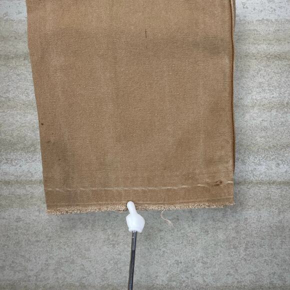 Vintage Dickies Carpenter Pants Tan Canvas Baggy Wide Leg Fit Dungarees 90s - Picture 8 of 15